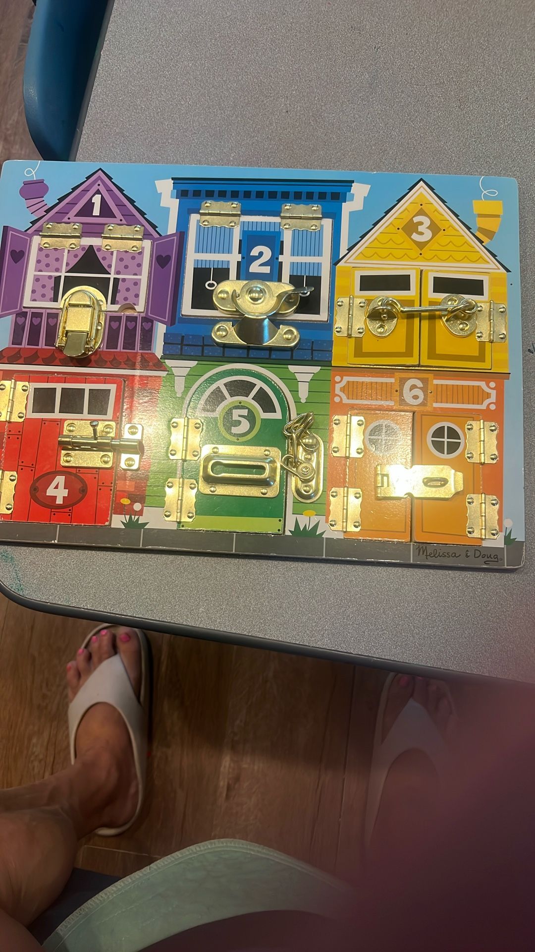 Melissa and Doug latches board