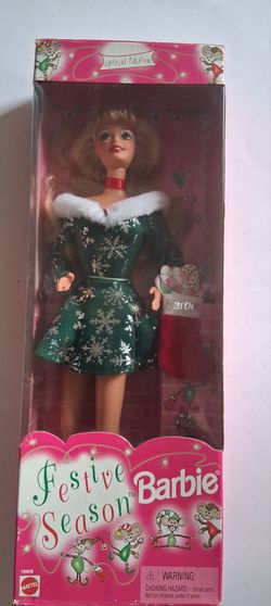 New sealed festive season Barbie