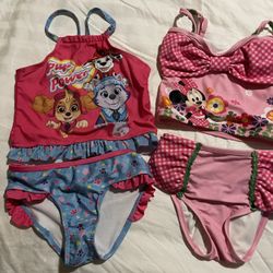 2-cute Bathing Suits Size 3T
