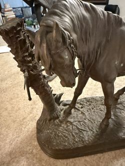 PJ Mene 1877 horse sculpture without foundry stamp.
