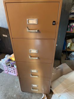 Fire proof file cabinet