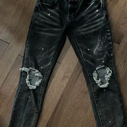 (trade) Size M Purple Brand Skinny Jeans 