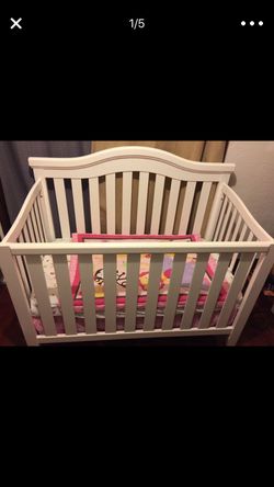 Baby crib, changing table and mattress