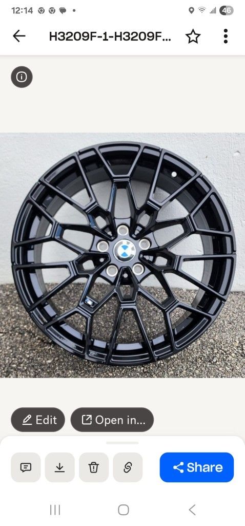 RINES REPLICA PARA BMW / SET DE RIIMS AND TIRES.  