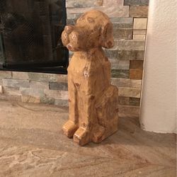 Large Ceramic Dog