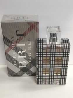 BURBERRY BRIT PERFUME FOR WOMEN ORIGINAL AND BRAND NEW IN THE BOX.