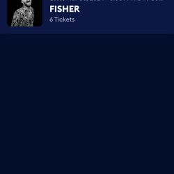 FISHER - SATURDAY (3/30) @ Cow Palace 