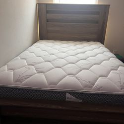 2 Full Size Bed Frames With Mattresses. 
