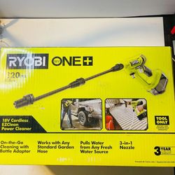 Ryobi One+ 18V Volt Cordless EZ Clean Water Power Cleaner 320 PSI (Tool Only) 