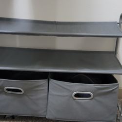 Cloth Stand With 2 Drawers