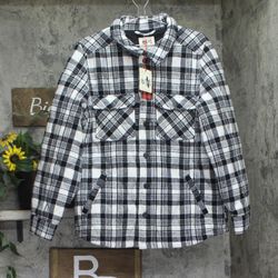Nwt Woolrich X Tgt Shacket Jacket Shirt Black / White M