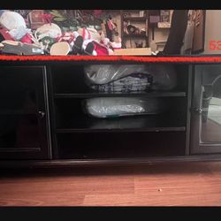 Black TV Stand