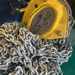 OZ Premium N chain hoist 1 ton overload protection