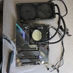 Gaming Motherboard W/Processor & Cooler