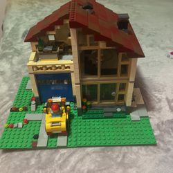 Lego House With Light Inside