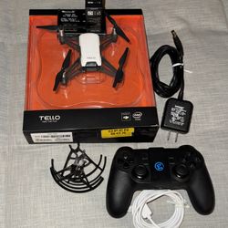 DJI Tello Drone W/ 3 Batteries, Charger, Controller