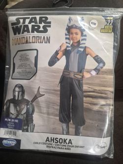 Star Wars Ahsoka Child Halloween Costume Size M (8-10)