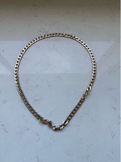 Gold plated stainless steel chain