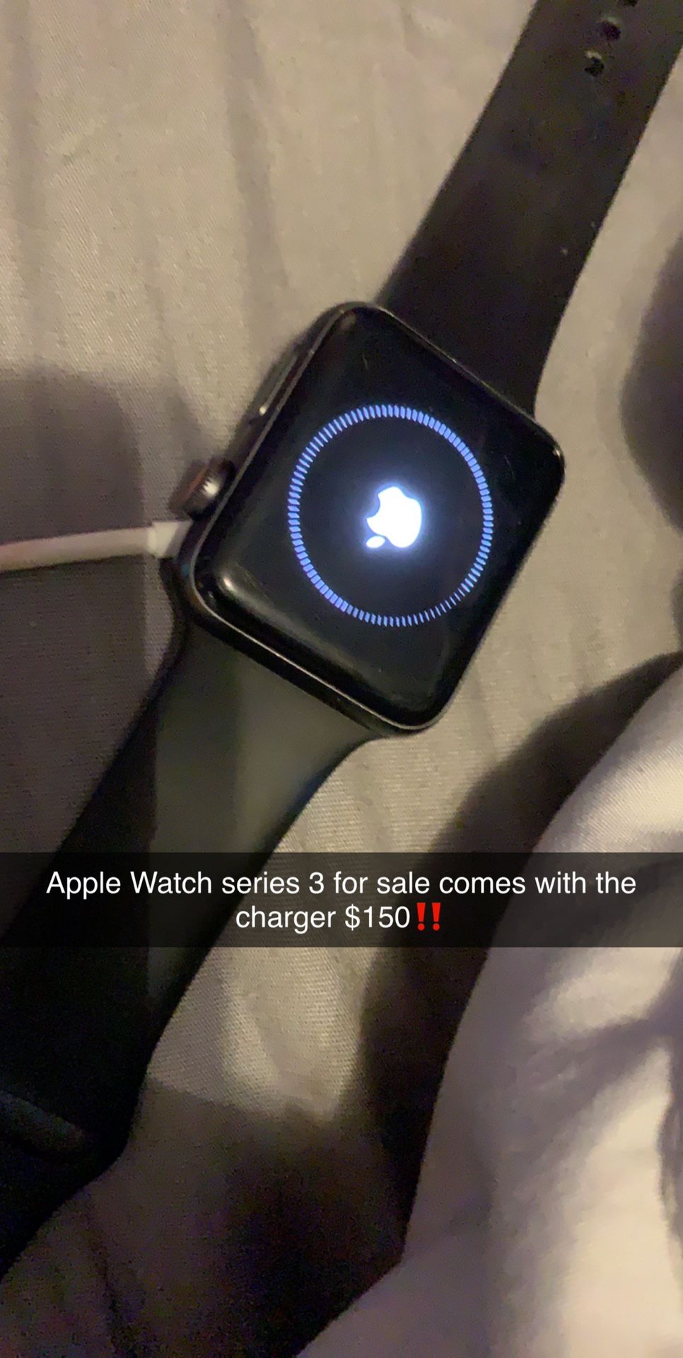 Apple Watch ser 3 130 the lowest I’ll go brand new still got the box