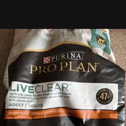 PURINA PROPLAN LIVE CLEAR CAT FOOD. . ADULT. 16 LBS. BB AUG 2025