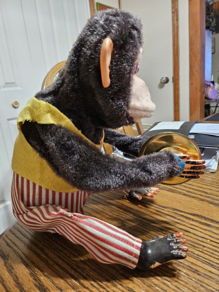 Vintage Jolly Chimp Monkey With Cymbals. for Sale in El Paso, TX OfferUp