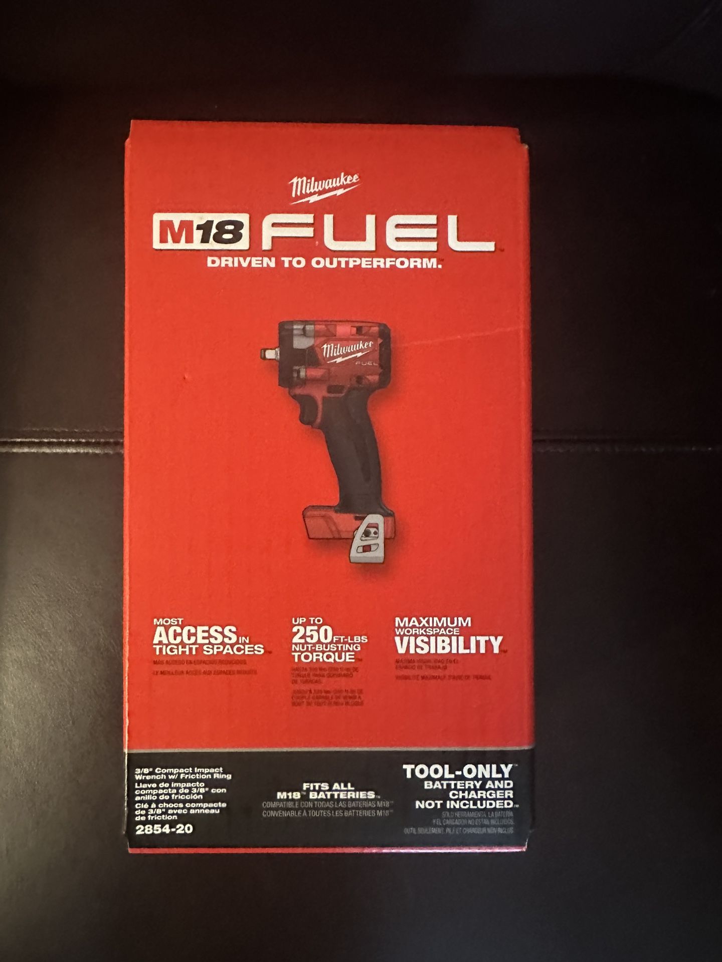 M18 FUEL GEN-3 18V Lithium-Ion Brushless Cordless 3/8 in. Compact Impact Wrench with Friction Ring