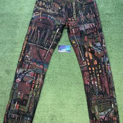 Givenchy X Josh smith distressed denim jeans