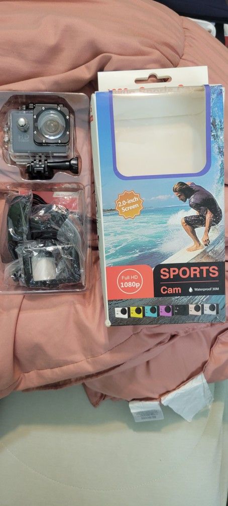 Sports/Dash Cam 1080/720 Full HD Camera Video Or Photo
