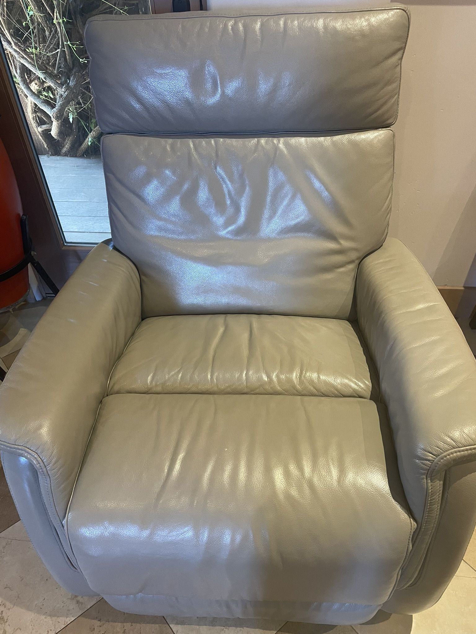 Leather 3-in-1 Swivel, Glider, Recliner