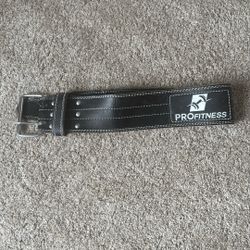 PROFITNESS Black Adjustable Lifting Belt 