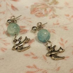 Bird-In-Flight Earrings