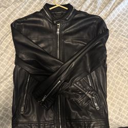 Guess Leather Jacket Men’s