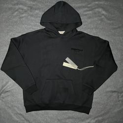 Black Essentials Hoodie
