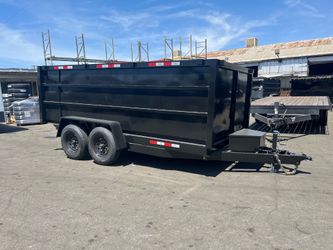 Dump trailer 81/2x14x4