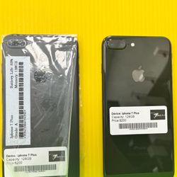 iPhone 7 Plus Capacidad 128GB 