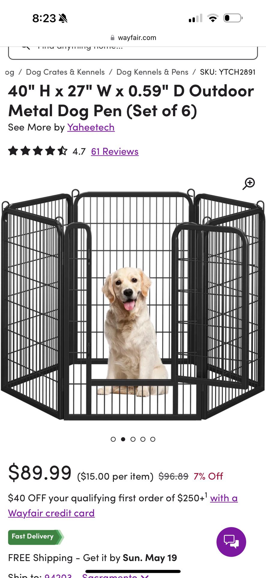 Dog Kennel Cage