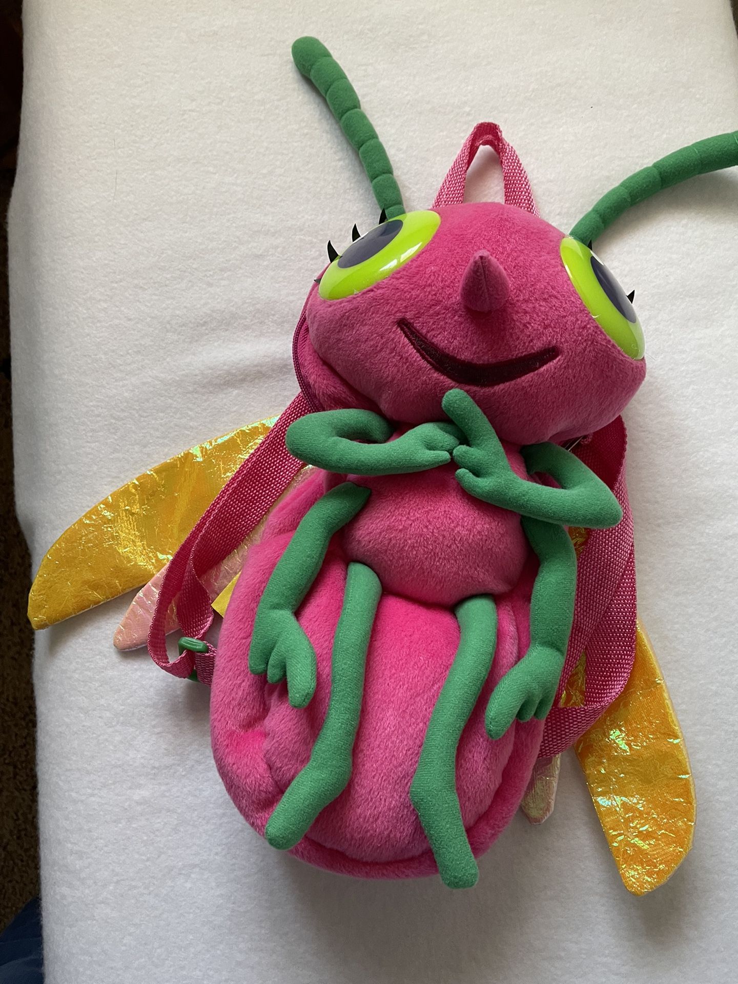 Pink Bug Backpack