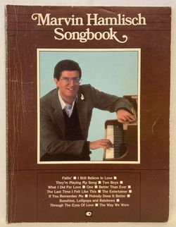 Marvin Hamlisch Songbook vintage 1980 piano music hits from the 70s