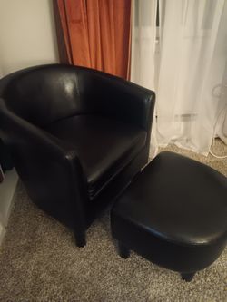 Chair and ottoman