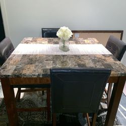Granite Dining Table With Chairs