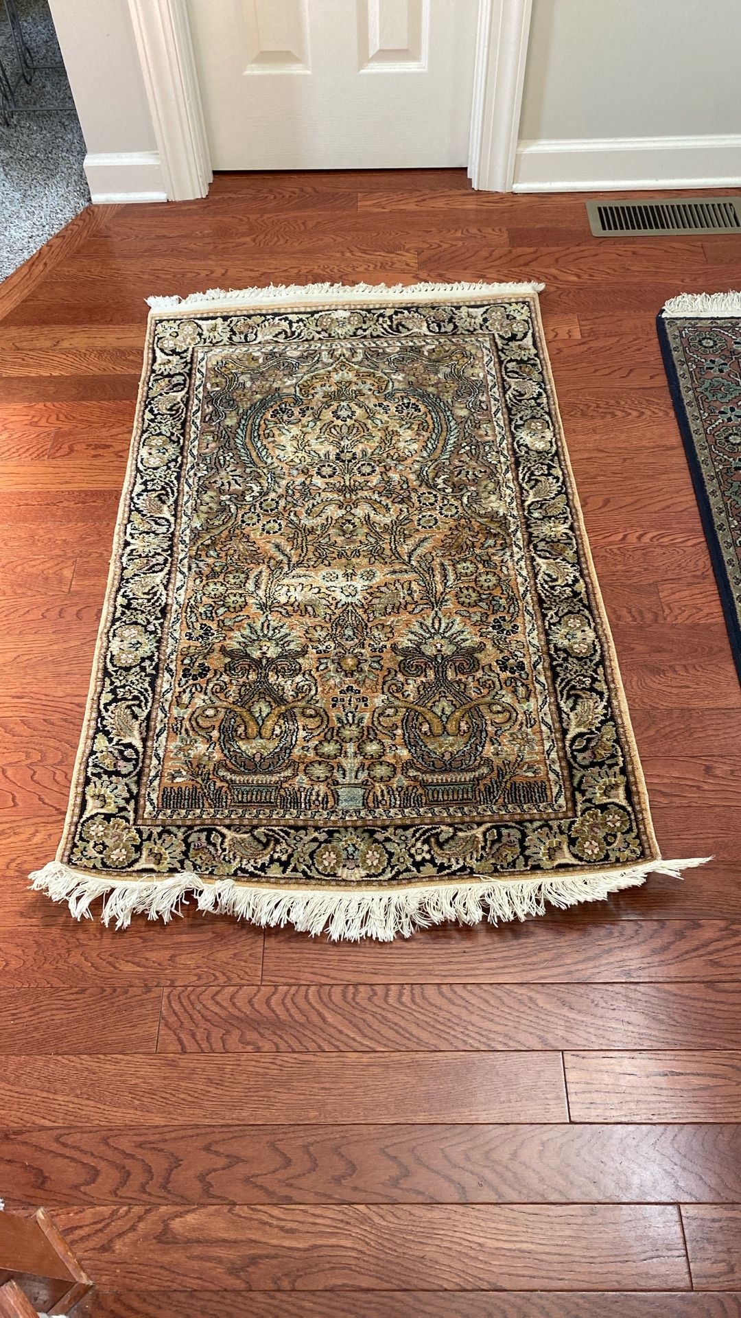 Afghan Silk Prayer Rug