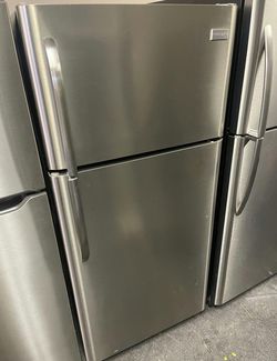 Frigidaire Top Freezer Refrigerator Stainless Steel