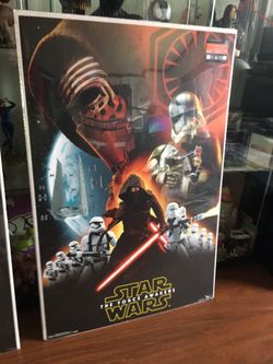 Star Wars the force awakens huge poster