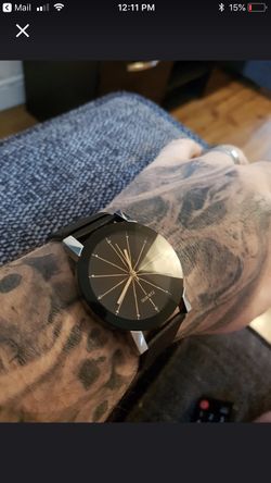 Men’s & Women Quartz Dial Clock Leather Wrist Watch 🔥 VALENTINES SPECIAL!