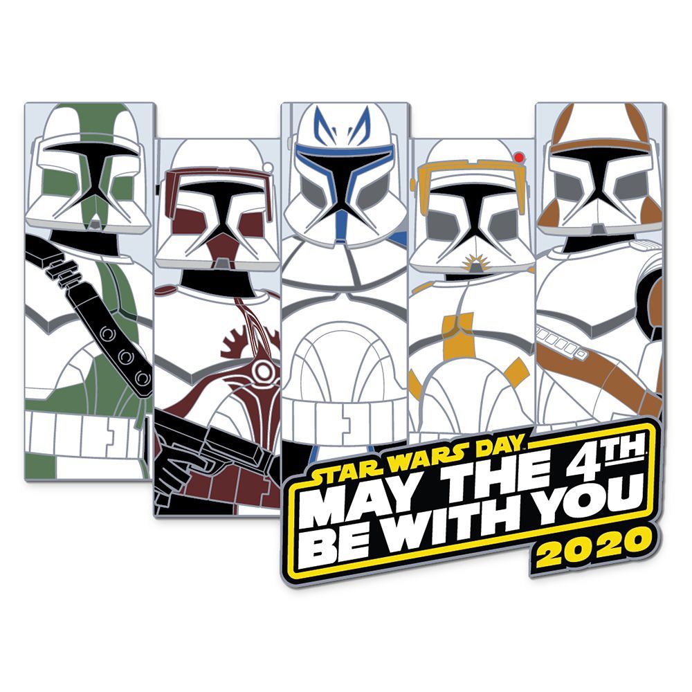limited edition star wars may the 4th be with you 2020 clone troopers pin