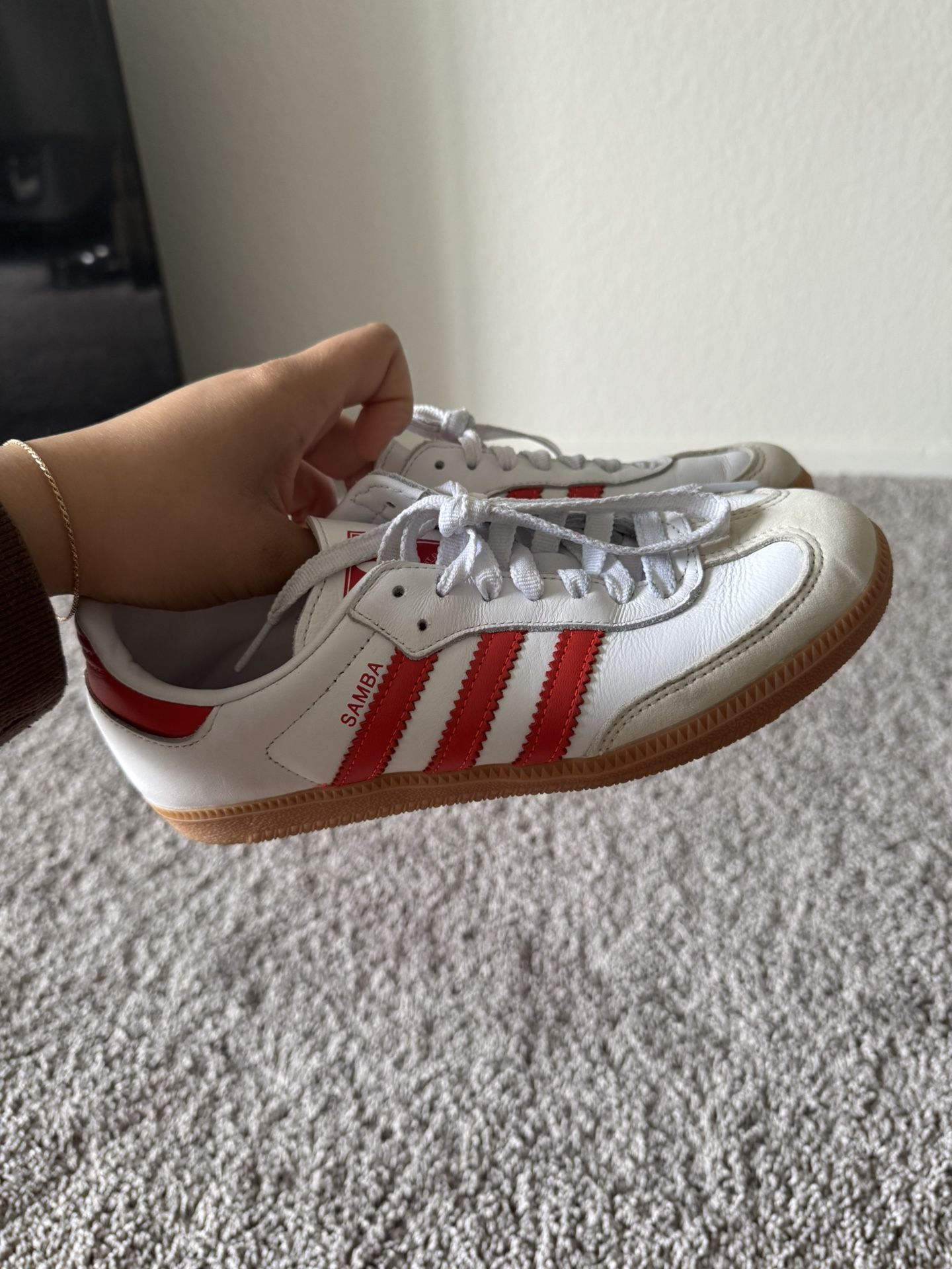 adidas gazelle silver green womens Adidas Samba 'Solar Red'  The Attic
