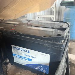 ⚡ 12V AGM DEEP CYCLE BATTERY 🔋 RV • MARINE • SOLAR