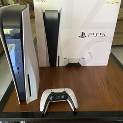 PS5 with box 