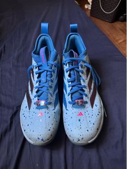 Adidas Adizero Impact BSB Perfect Game Blue Baseball Cleats Mens 11.5 LIMITED EDITION Adidas