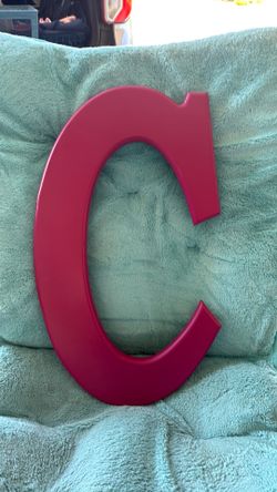 Large C wall hanging